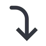 Down SVG Icon